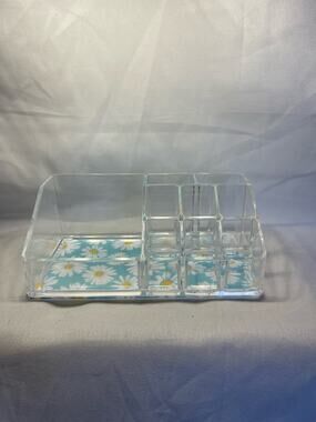 Sorbus Daisy Acrylic Makeup Storage Organizer Display